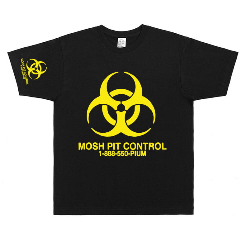 Homixide Gang Mosh Pit Control T-shirt Playboi Carti Opium Merch Tshirt HXG T-shirts Men Women Hip Hop Oversized Cotton T Shirts