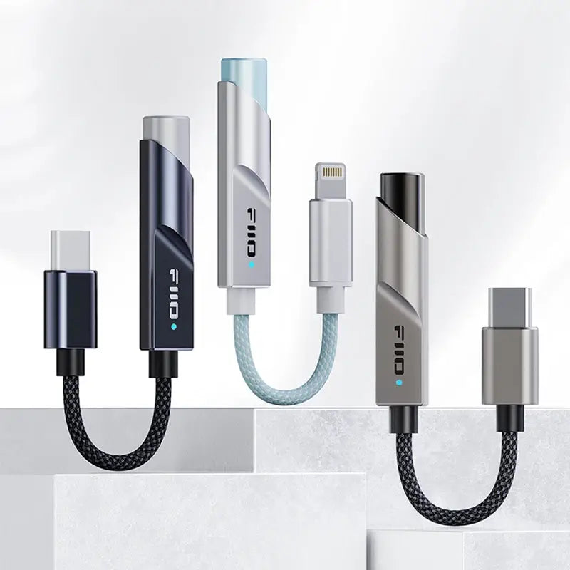 FiiO JadeAudio KA11 USB DAC Amplifier Hi-Res Audio Type-C to 3.5mm Adapter USB Dongle DSD256 for Android Phones
