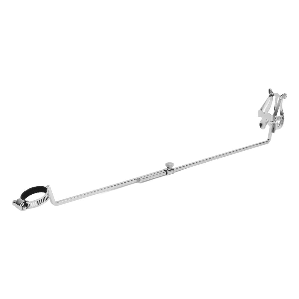 Silver Flute Music Clip Stable Stand Cup Holder Expander Wind Instrument Sheet Music Clip Sheet Music Folder Flute Lyre
