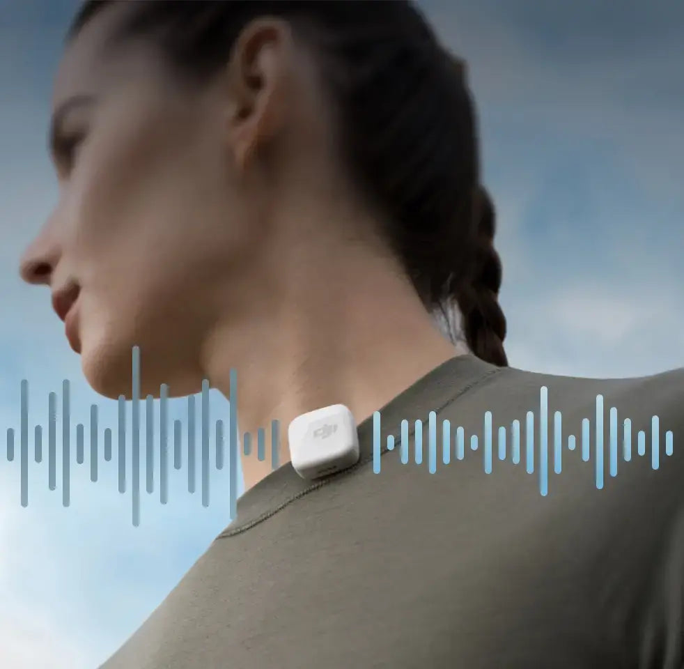 DJI Mic Mini Small Ultralight Discreet 48-Hour Operation w/ Case High-Quality Audio With Stable Transmission Original
