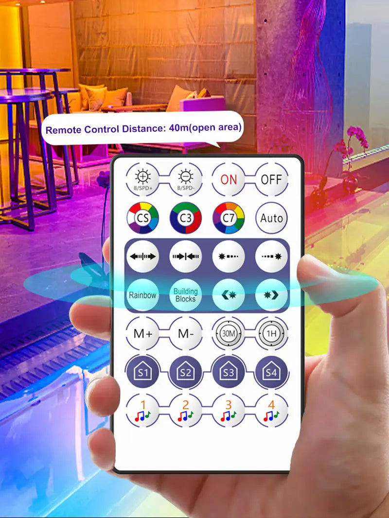 WS2812B Controller Bluetooth Music APP Control for Pixel LED Strip Light SK6812 WS2811 WS2812 Tape Lights USB 5V Remote Control