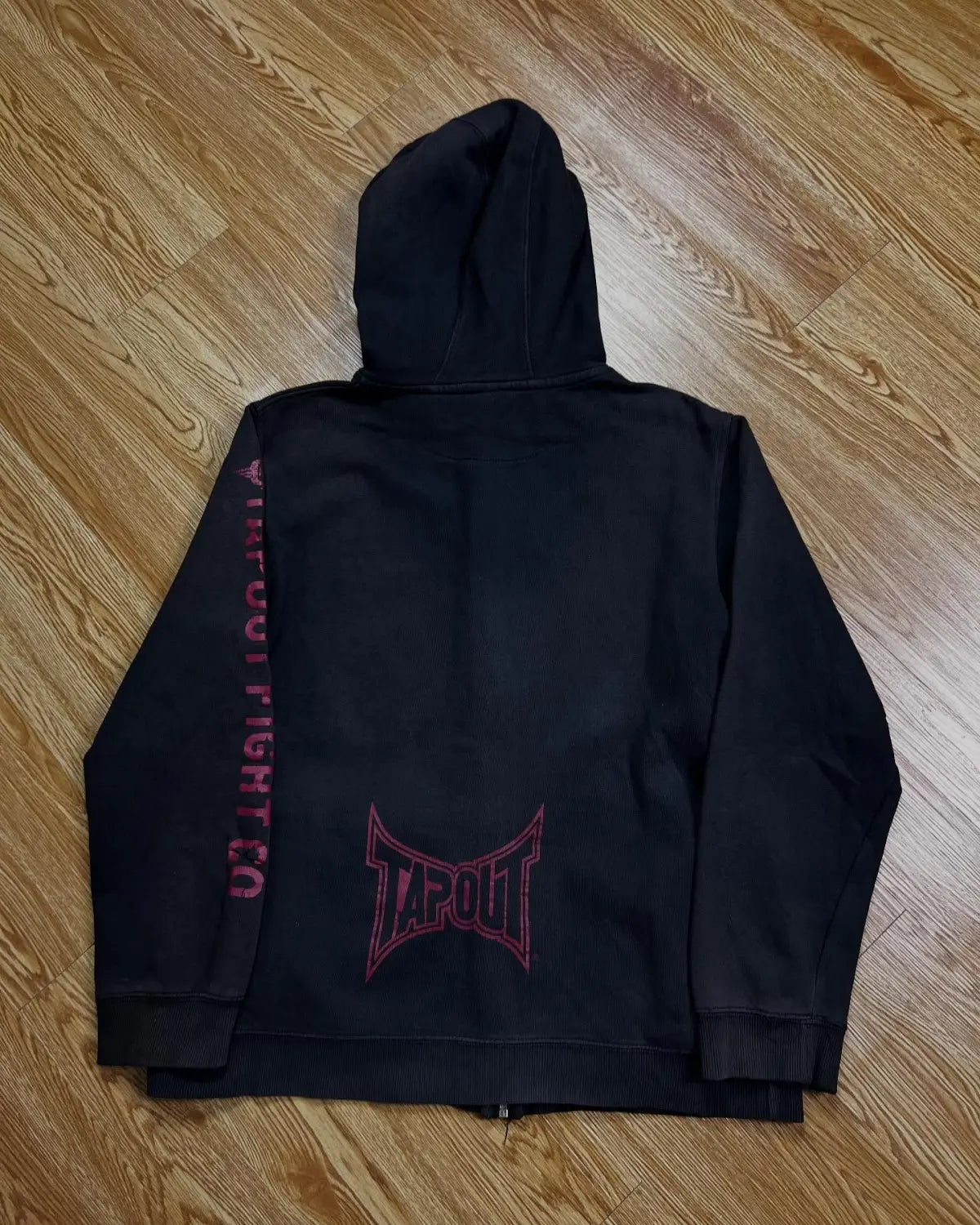 Hip Hop Tapout Zipper Hoodies Mechanical Skull Pattern Jacket Streetwear Men Women Clothes Y2k Sweatshirt Oversized Hoodie