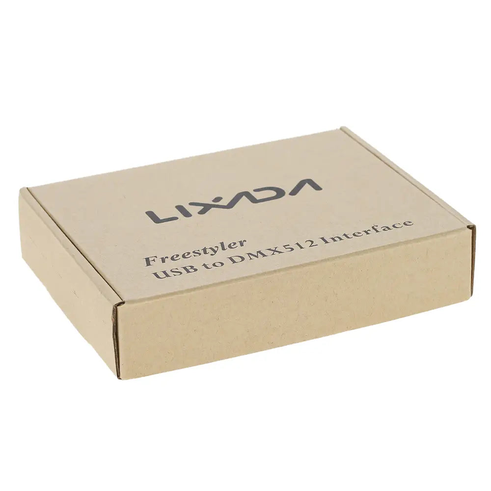 Lixada USB Lighting Console USB to DMX Interface Adapter LED DMX512 Computer PC Stage Lighting Controller Dimmer