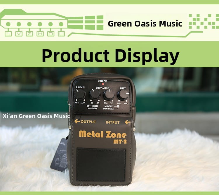 Guitar Effect Backpack Crossbody Musical Instrument Bag for Guitarists And Music Enthusiasts