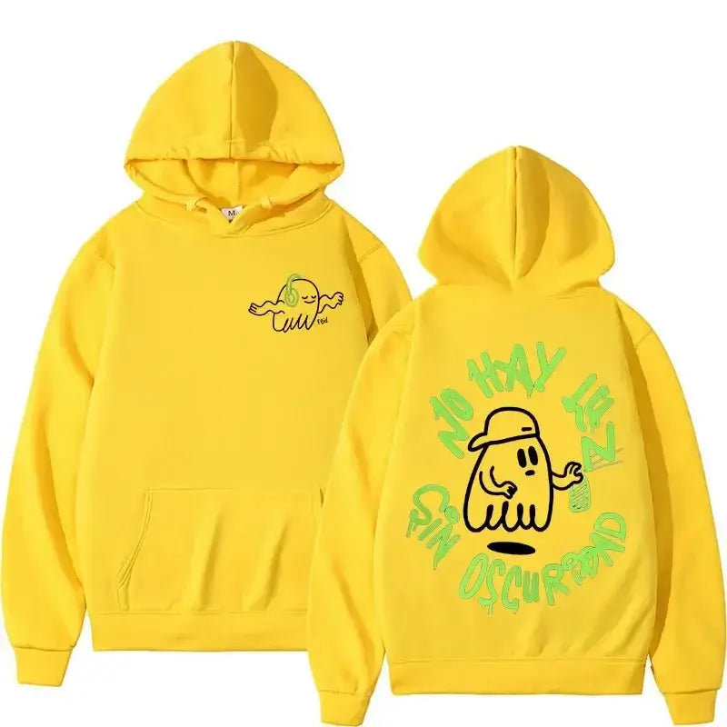 Rapper Feid Ferxxo Mor No Le TemasLa Trendy Graphic Hoodie Hip Hop Pullover Tops Man Sweatshirt Loose Classic Simple Long Sleeve