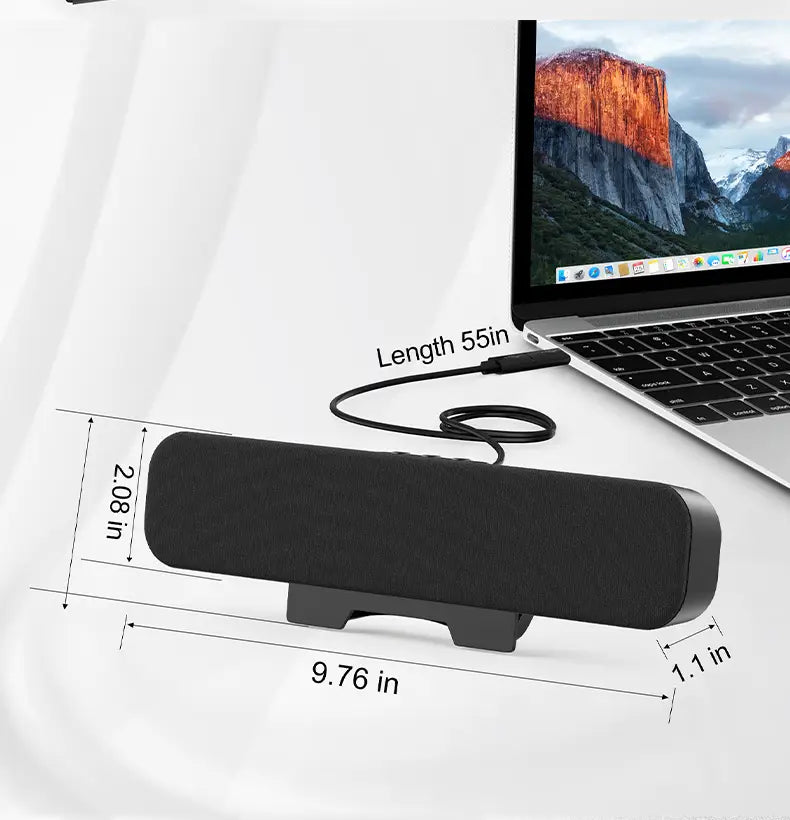 Computer audio USB interface desktop computer mini speaker U24 clip computer speaker laptop specific audio