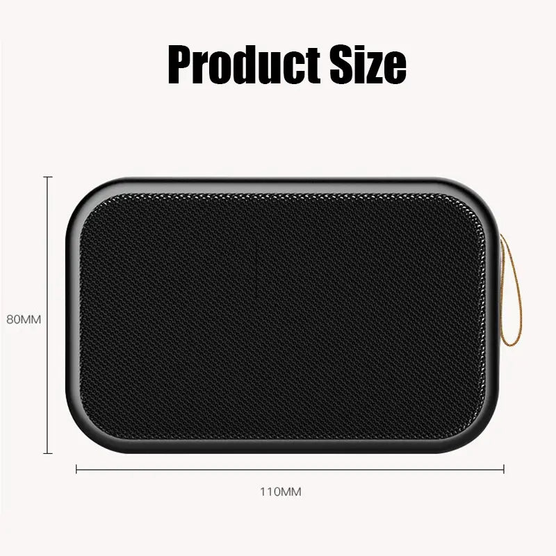 TWS Speakers Portable Bluetooth Speaker Outdoor Mini Loudspeaker HD Subwoofer 3D Stereo Music Player Surround HiFi Audio Player