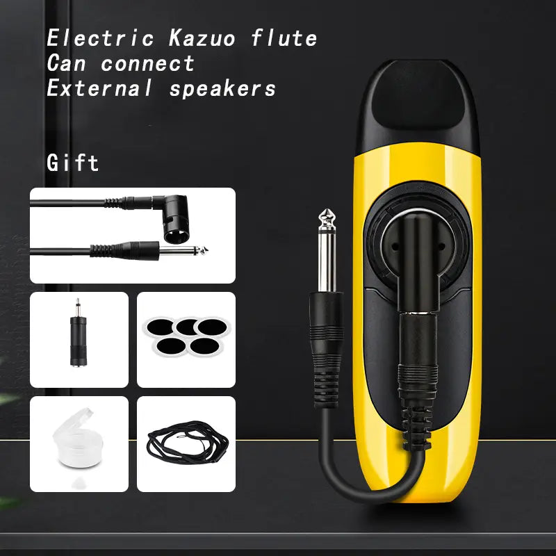 Electronic Kazoo Musicial Learn Easily Orff Plays ABS Material Woodwind Music Gift Best Companion For Any Musical Instruments