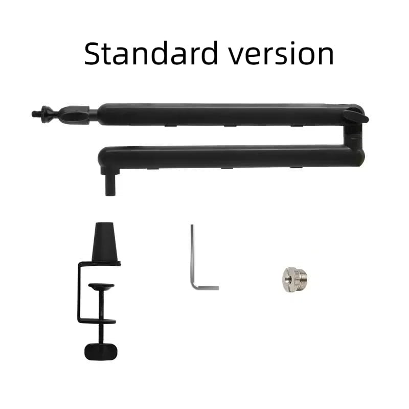 Professional Studio Mic Arm with Hidden Cable Storage Management Universal Cantilever Bracket Microphone Stand for SM7B MV7