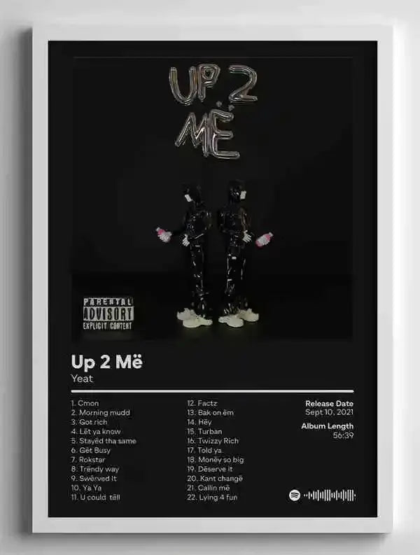 American Hip Hop Rapper Star Yeat Aesthetic Music Album Canvas Painting Posters and Prints Wall Art for Living Room Decoration
