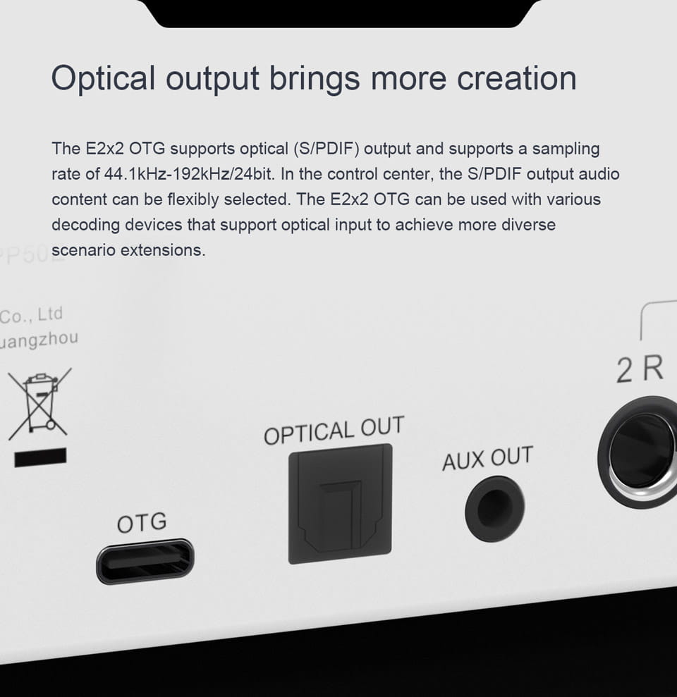 NEW TOPPING E2x2 OTG Professional audio interface 2 in 2 out sound card 8 DAW and 6 LoopBack channels SPDIF output expansion