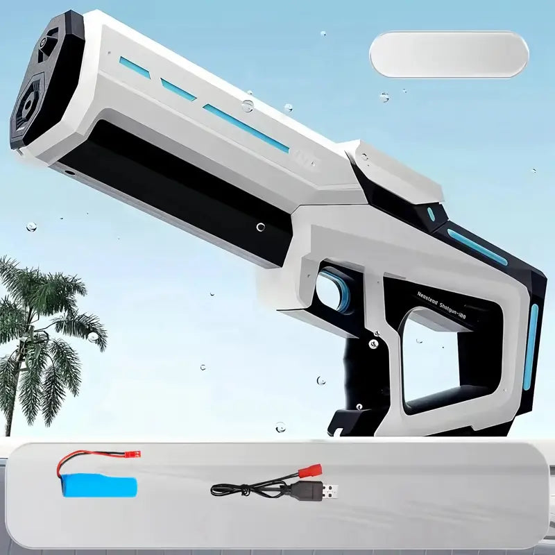 Electric Water Guns for Adults Powerful Squirt Automatic Suction Water Storage Gun Blasters Summer Outdoor Game Toy for Boy Kid