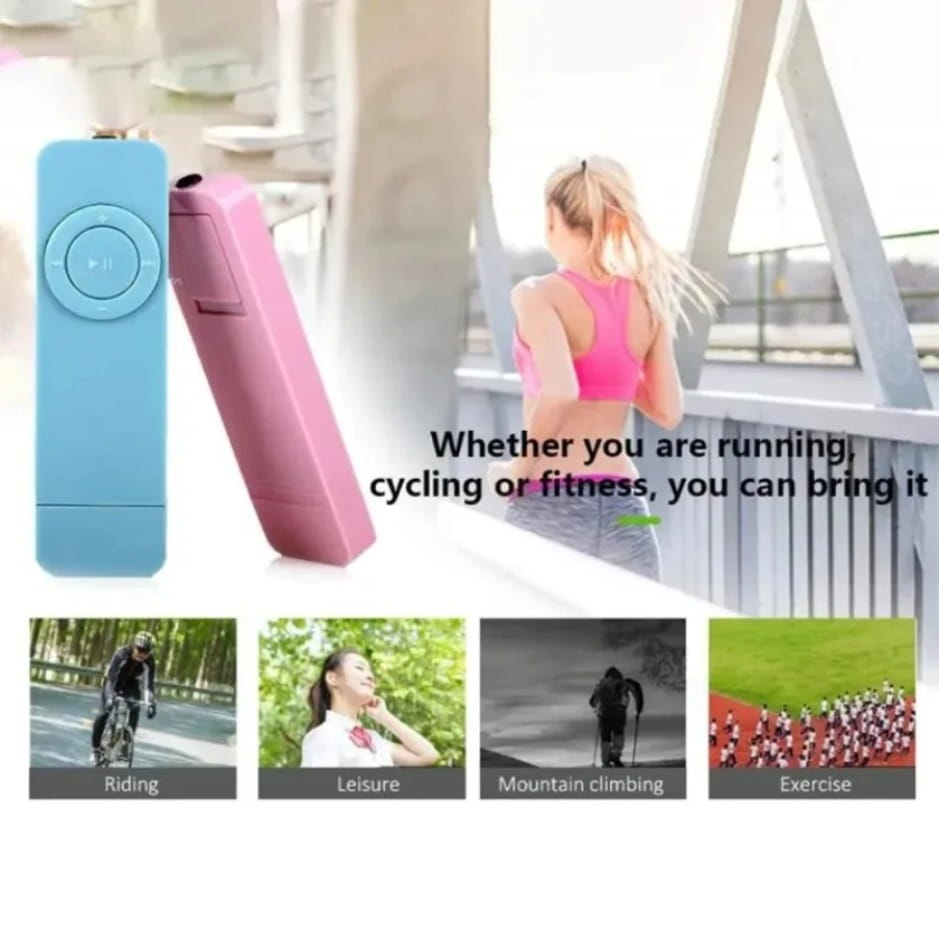 XIKCU NEW Mini MP3 Player USB in-line Card U Disk MP3 Player USB 2.0 Lossless Sound Music Media Player Support Micro TF Card