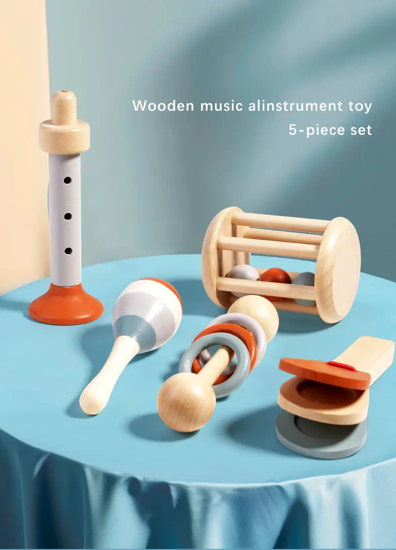 Baby Music Toys Montessori Wooden Toys Child Percussion Instruments Early Educational Toys Birthday Gifts for Toddlers Girl Boy