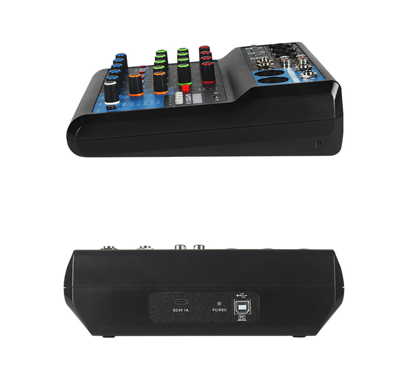 5 - Way Computer Recording Free Drive Sound Card Mixing Console Mixer Audio Professional Pro Audio Equipment Interface Processor