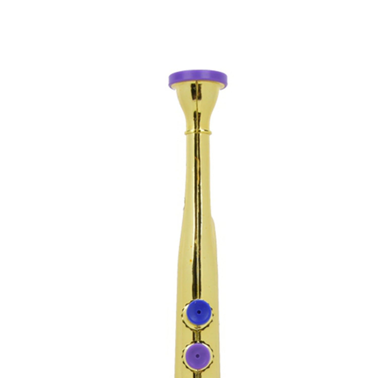 Preschool Music Kid Trumpet Golden Coated Plastic Children Preschool Music Gift Wind Instrument