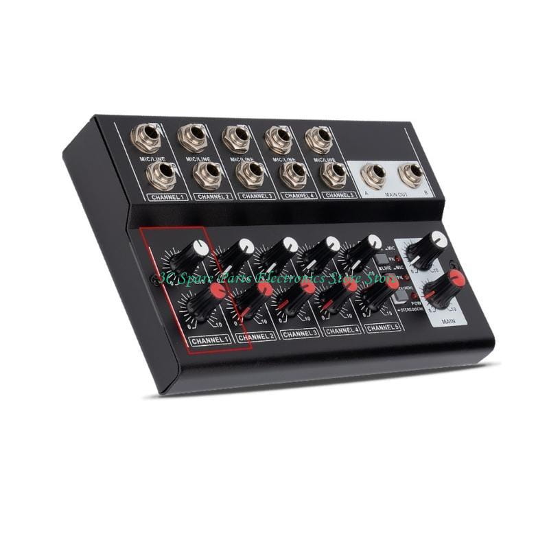 SZ Portable 10 Channel Mixing Console Digital Sound Mixer Stereo for Studio Recording DJ Networking Live Broadcast Karaoke