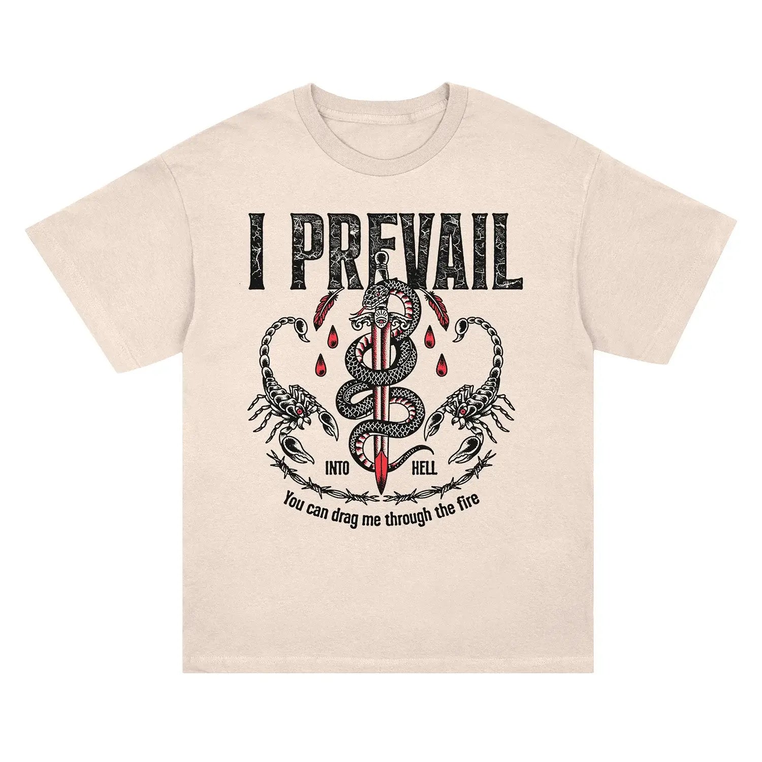 2026 Hip Hop I Prevail Band Graphic Men’s and Women’s T-shirt Full Size Fan Gift Casual Fashion Daily Wear Cotton Unisex