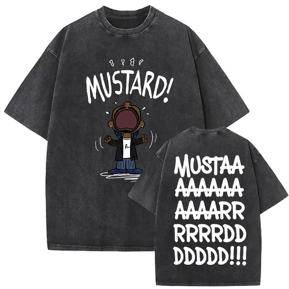 Limited Rapper Kendrick Lamar They Not Like Us Washed Vintage T-shirt Summer Men Women Hip Hop Oversized Street Crewneck T Shirt