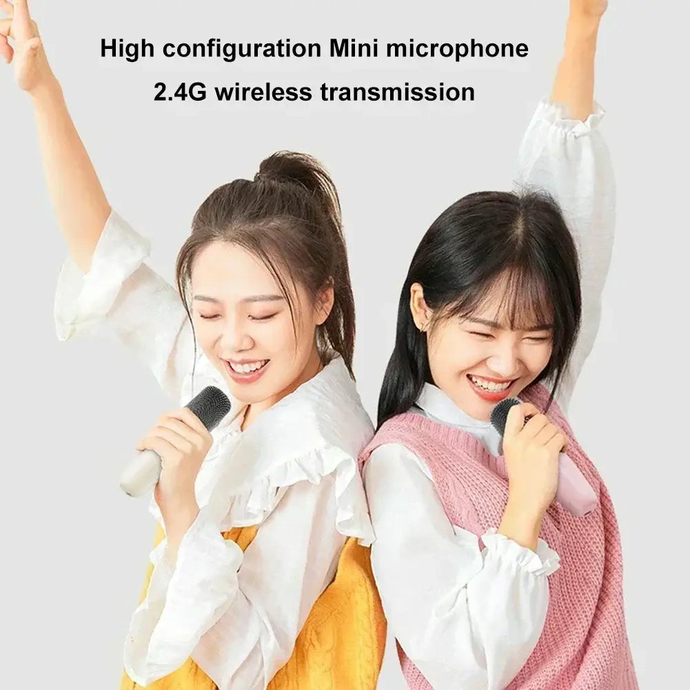 Hot sales K12 Karaoke Microphone KTV with 2 Wireless Microphones for Home Bluetooth 5.3 PA Speaker Singing Children’s Gifts