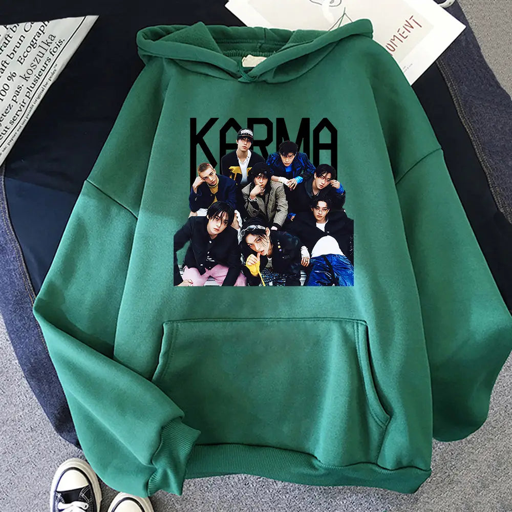 2025 New Album KARMA Hoodie Hot Song Ceremony Retro Women/men Hoodies Autumn Winter Clothes Aesthetic Sweatshirt Vintage