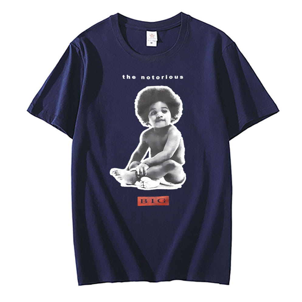 Rapper The Notorious Big Poppa Graphic T Shirt Men’s Rap Oversized Short Sleeve Biggie Smalls T-shirts Men Hip Hop Tshirt