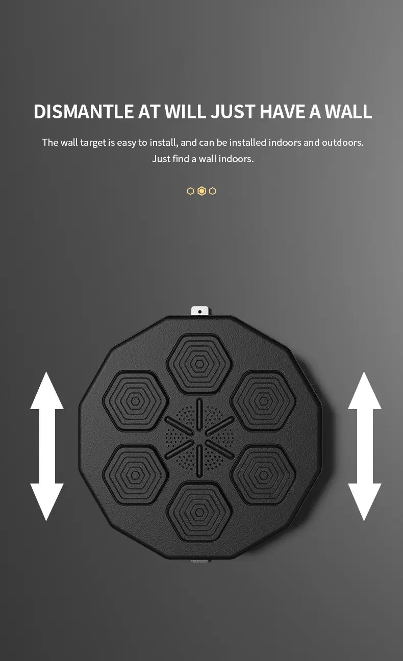 New Product Ideas 2024 APP Smart Wall Mount Bluetooth Music Boxing Machine Boxing Arcade Machine For Boxing Training With Gloves
