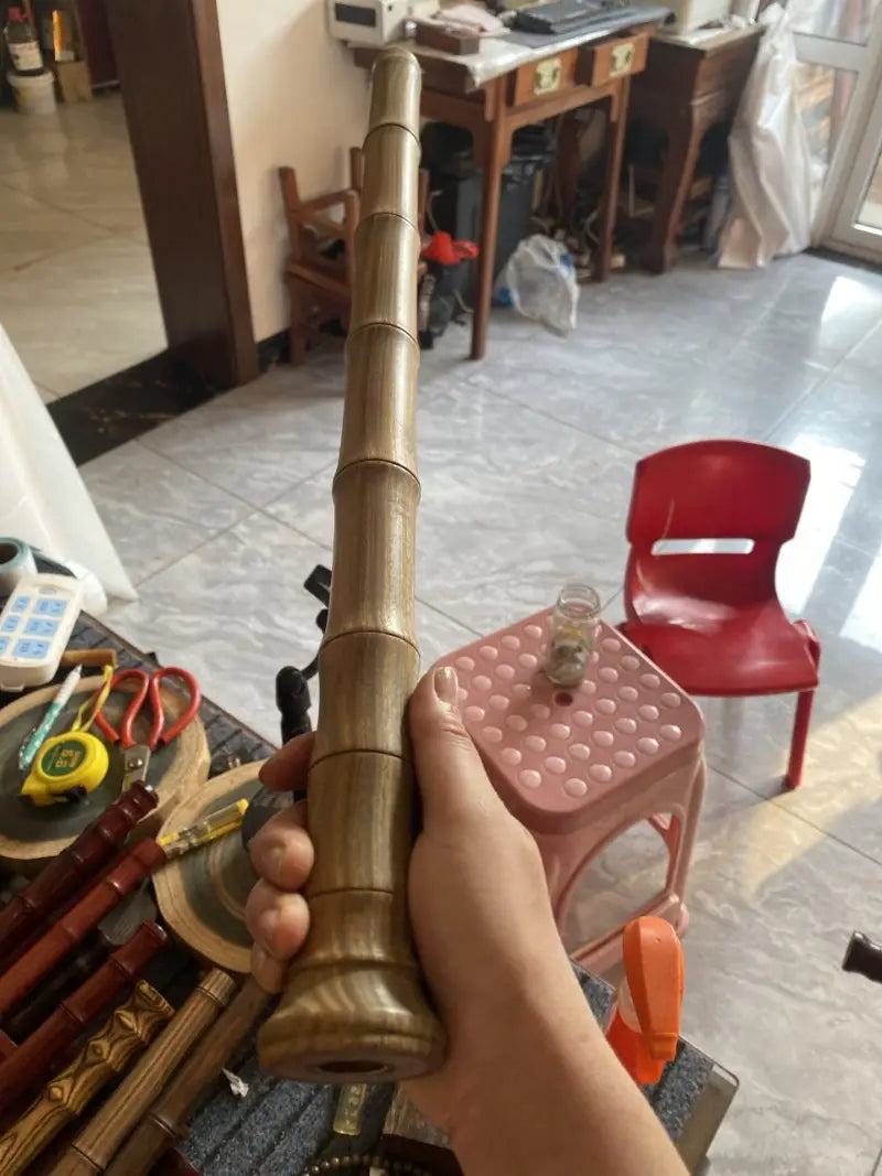 G Key Wooden Xiao Blank Semi Finished Product Xiao Handmade DIY Chinese Vertical Bamboo Flute Tradition Musical Instruments