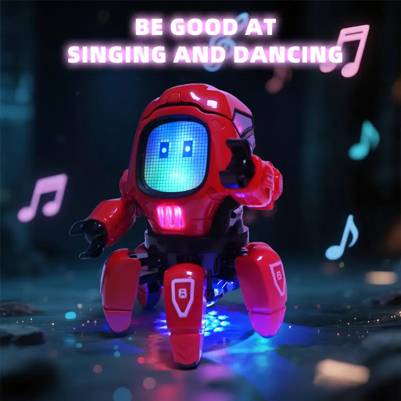 6 Claws Robot Dance Music Early Educational Toys For Children Interactive Electronic Robot Birthday Gifts for Kids Boys Girls
