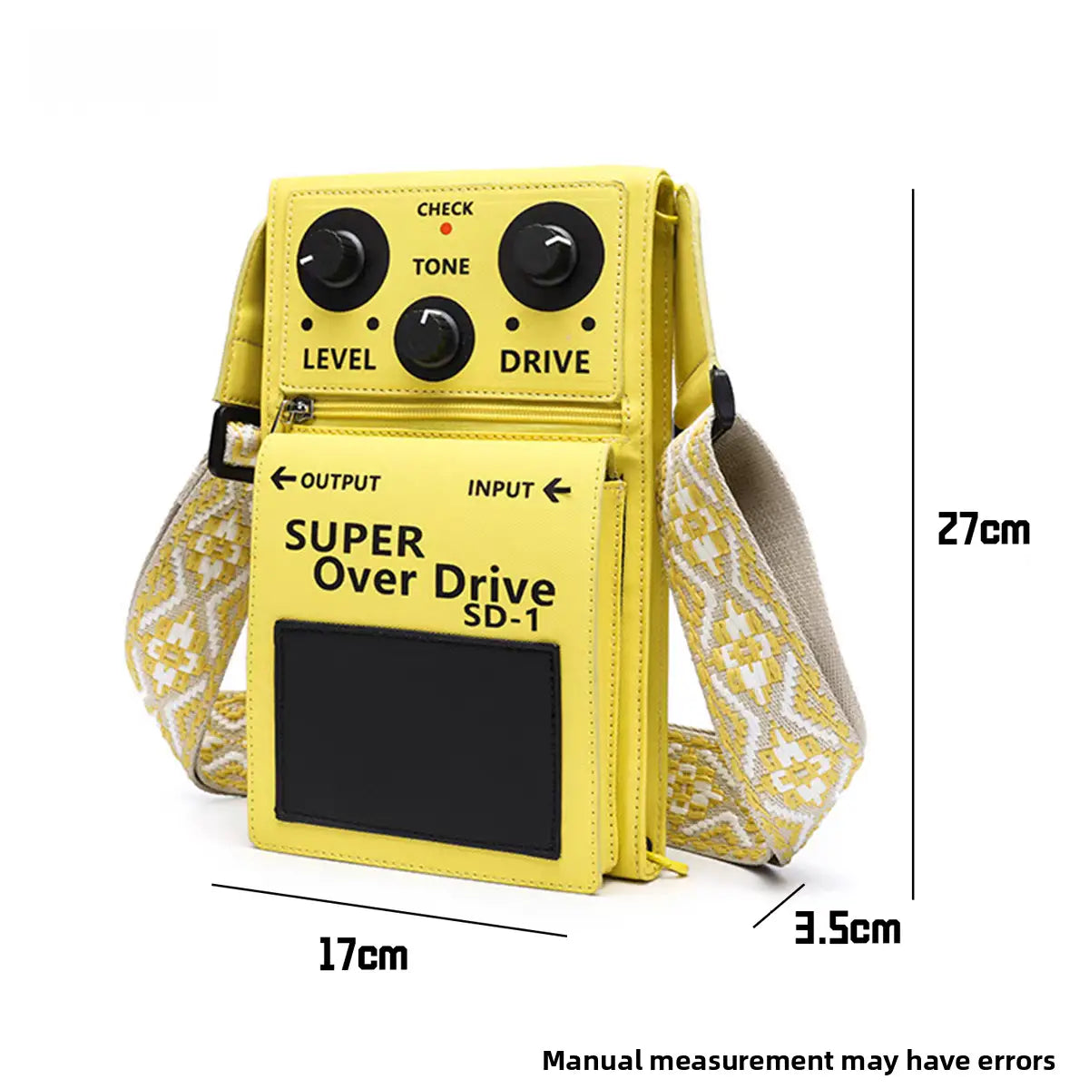 Guitar Effect Backpack Crossbody Musical Instrument Bag for Guitarists And Music Enthusiasts