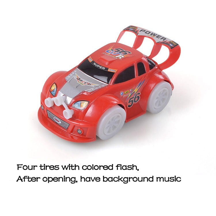 Children’s Electric Toy Car Flashing Music Omnidirectional Rotating Cool Electric Light Boy Girl Best Holiday Gift
