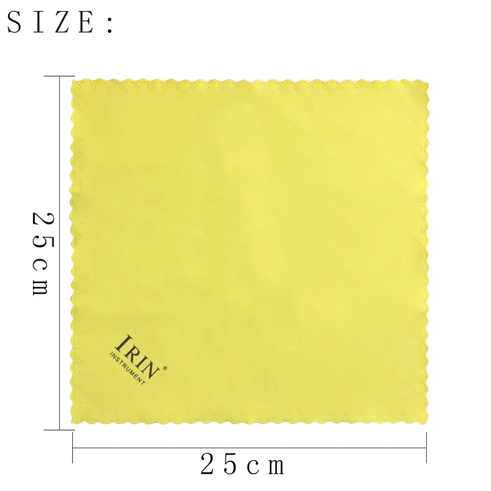 IRIN 7 Pcs Microfiber Musical Instrument Colorful Cleaning Cloth For Guitar Piano Saxophone Flute Clarinet Trumpet Universal