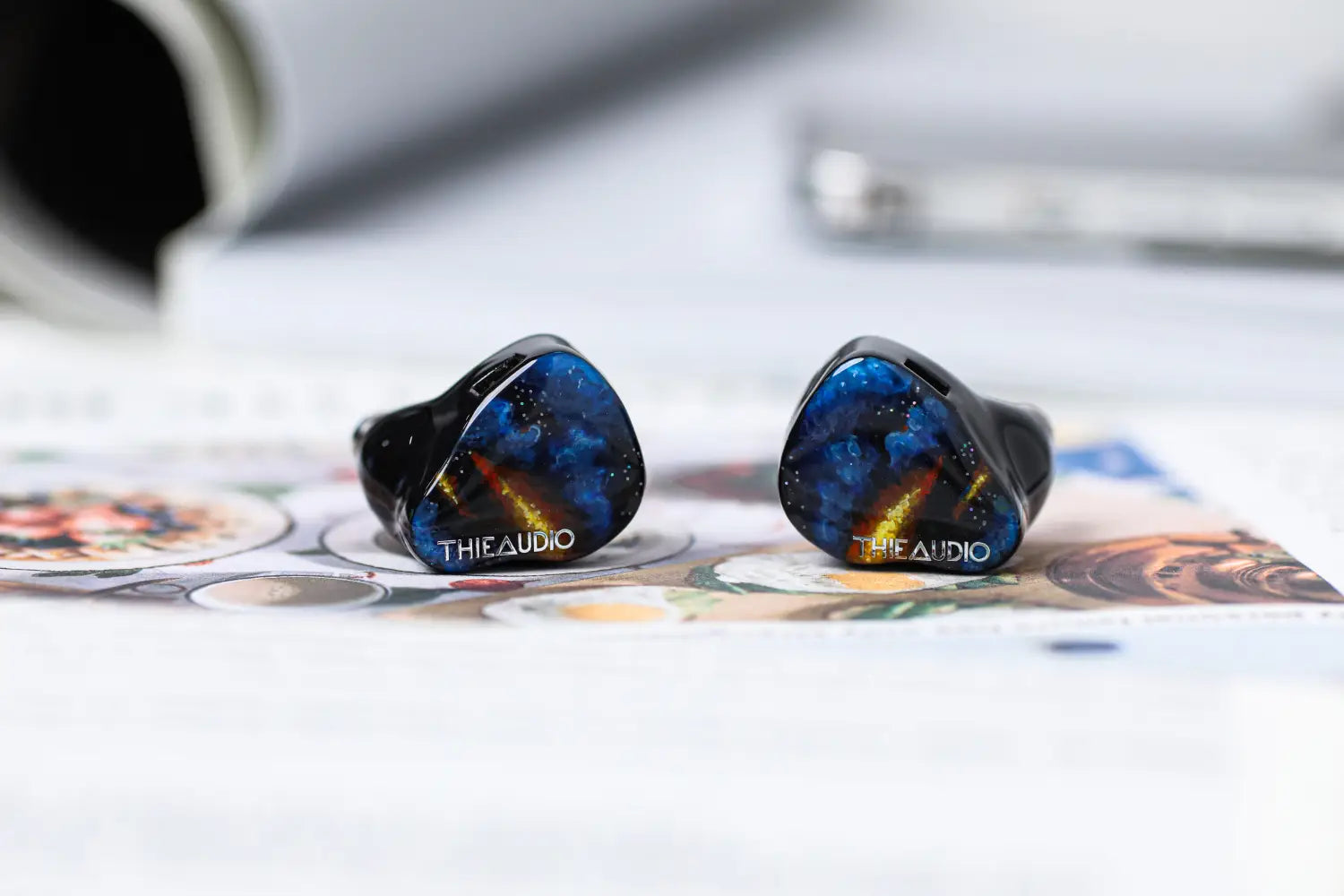 THIEAUDIO Origin 1DD + 4BA + 2EST + 1BC Quadbrid IEM Hifi Headphones with Custom Upgraded Cable for Audiophiles Musicians