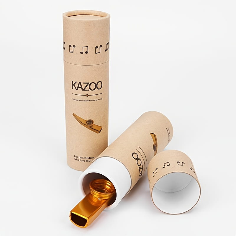 Metal Kazoo Accompaniment for Guitar Ukulele Beginner Simple Easy-to-Learn Instrument Portable Whistle Musical Device Gift Set