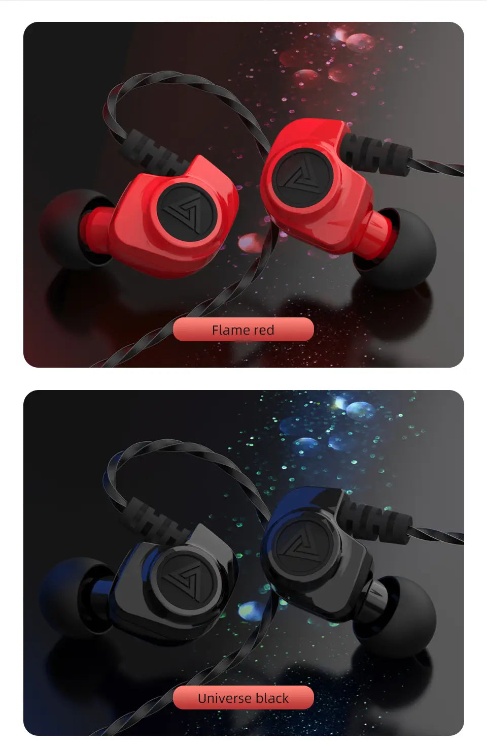 Original QKZ SK5 Wired Earphones In-ear 3.5mm AUX With MIC Noise Reduction HD Call HIFI For Game Music Sports Fashion Design