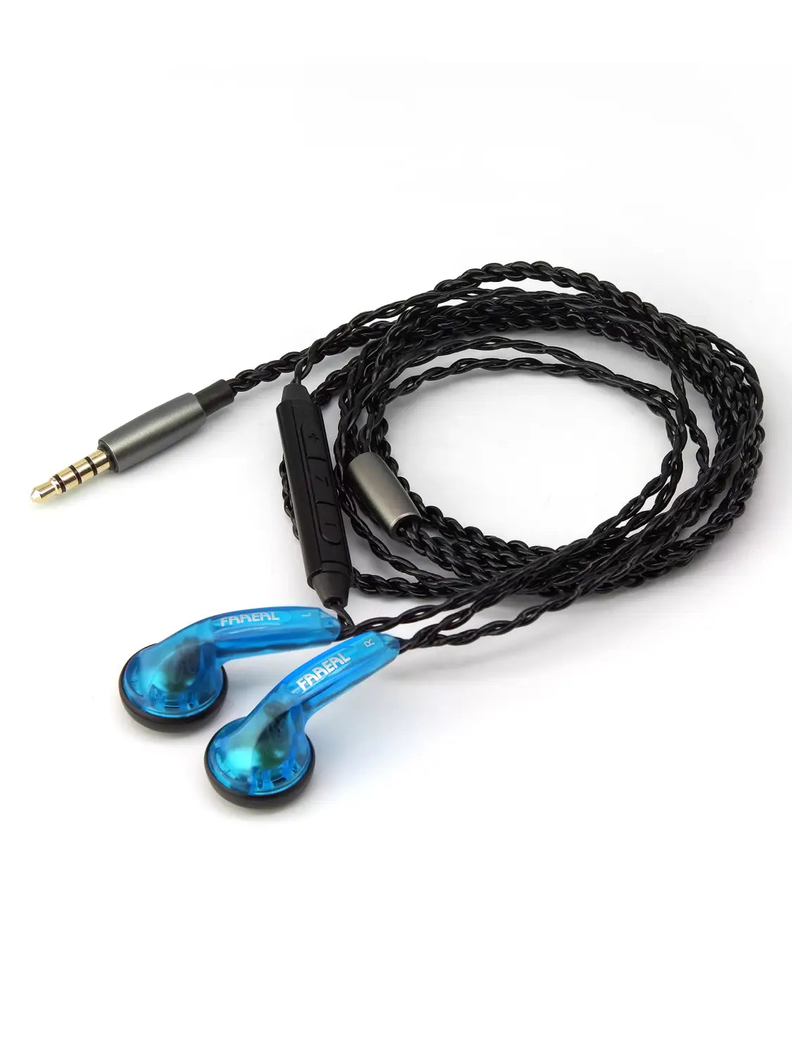 FAAEAL Earphones Iris 2.0 In Ear Earbuds 3.5mm Durable Wired Ear Buds Good Bass Music Headphones Running Sports Gaming Headsets