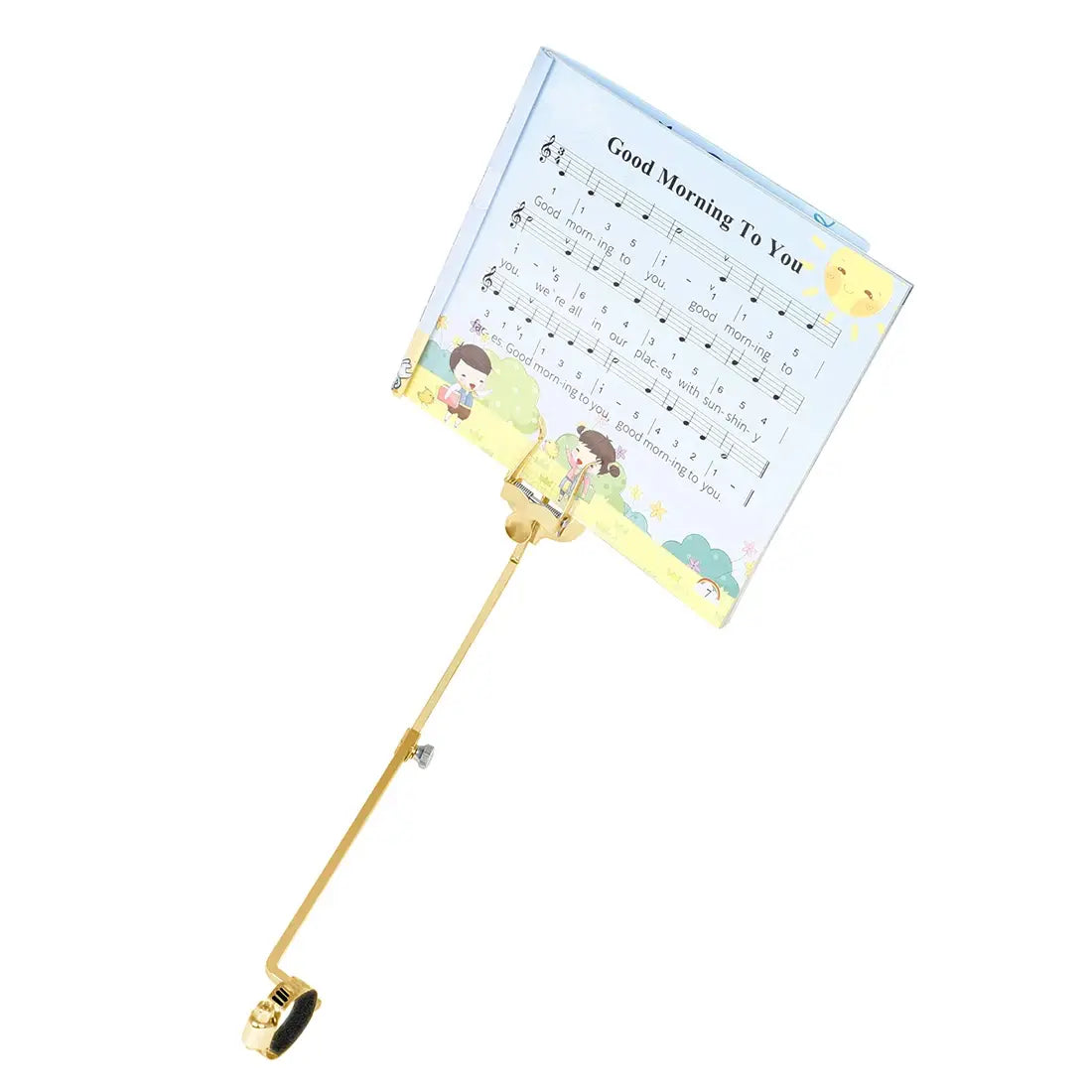 Music Stands Trumpet Flute Winds Alto Saxophone Portable Marching Sheet Golden Music Stands Musical Instruments Accessory