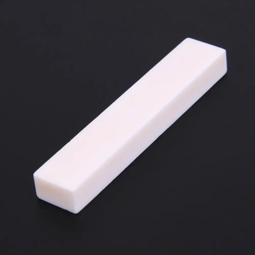 10pcs Guitar Blank Bone Nut Professional Buffalo Bone Guitar Bridge Nuts Replacement Lightweight Durable Musical Instrument Part