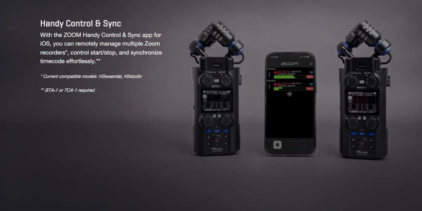 Zoom H5 Studio Portable Handy Recorder 4-in/2-out Usb Audio Interface For Support 32-bit Float And 16/24-bit Recording