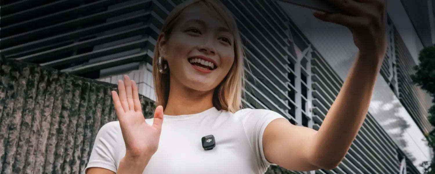 DJI Mic Mini Small Ultralight Discreet 48-Hour Operation w/ Case High-Quality Audio With Stable Transmission Original