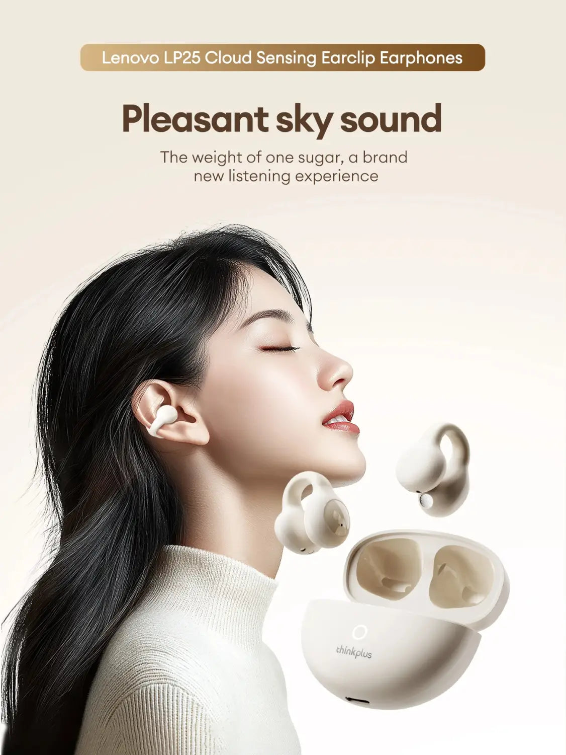 Original Lenovo LP25 Wireless Bluetooth V5.4 Earphones ENC Noise Reduction For HD Calls Headphones Deep Bass Sound Music Earbuds