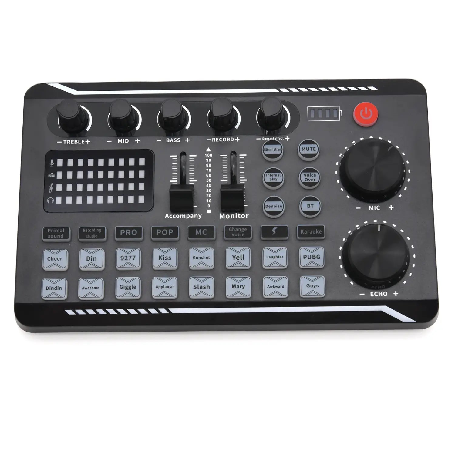 Live Podcast DJ Equipment F998 Sound Card Console Studio Soundcard Professional Sound Mixer For PC Condenser USB Wired