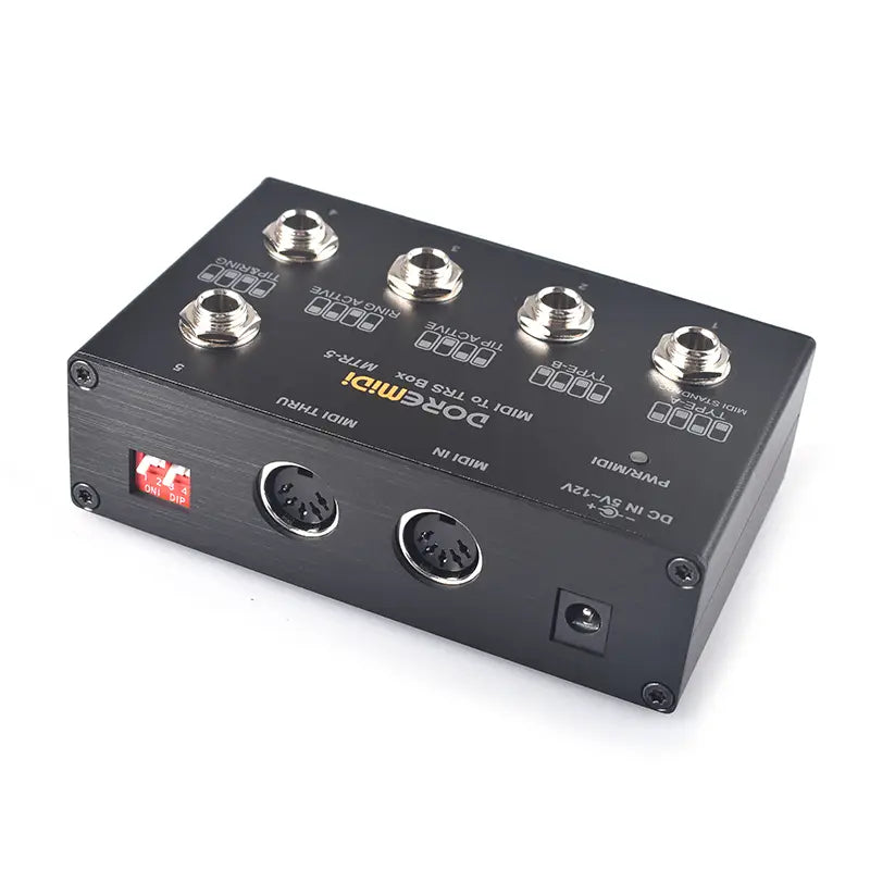 MIDI THRU To TRS Box Is Convert MIDI Five-pin DIN Interface Into TRS Interface Convert One MIDI Input Into Five TRS Outputs