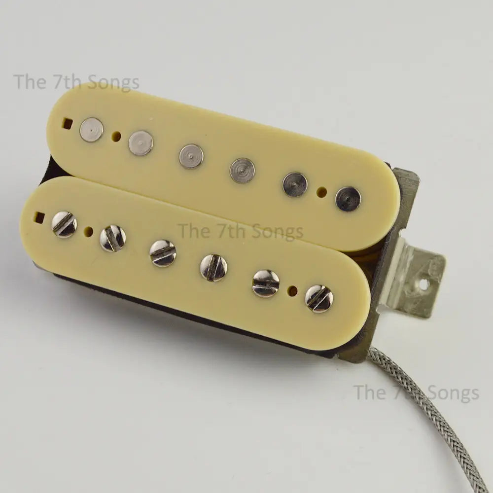 1959 PAF G Alnico 4 Alnico 5 Humbucker LP Electric Guitar Pickup Plain Enamel Wire 49.2mm Spacing 2-Conductor Braided Leadd