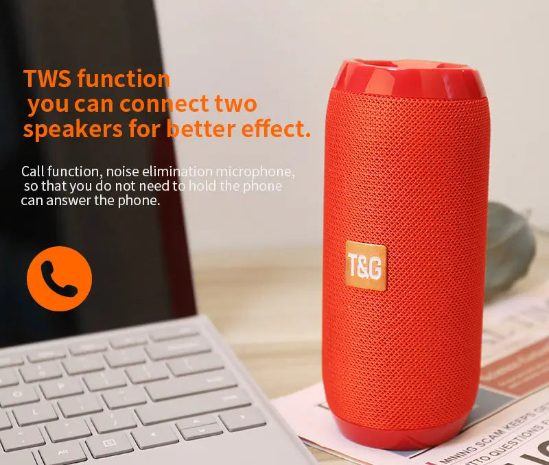 Portable Wireless Bluetooth Speaker Blutooth Music Sound Box For Caixa De Som Blootooth Subwoofer Radio FM Handfree Bass System