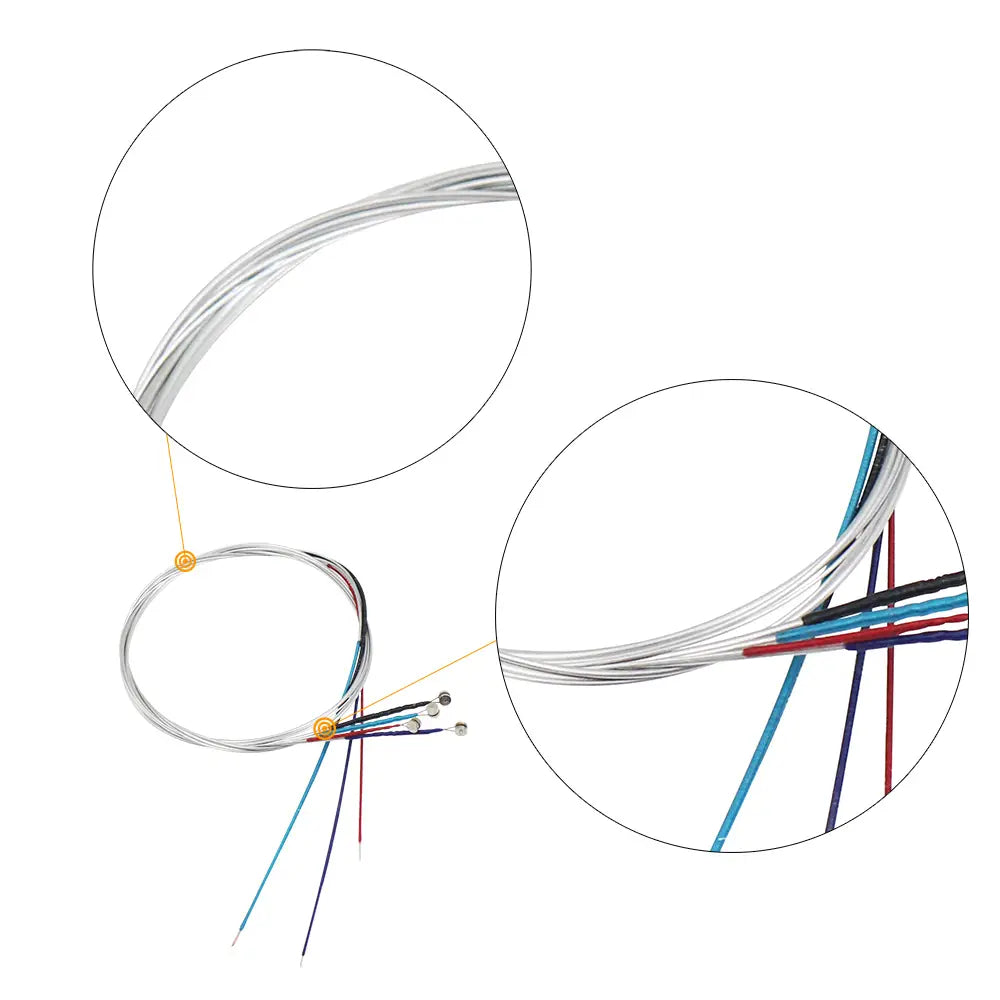 Professional Violin Strings (E-A-D-G) Nickel Silver Wound for 4/4 3/4 1/2 1/4 Violin Musical Instrument Parts & Accessories