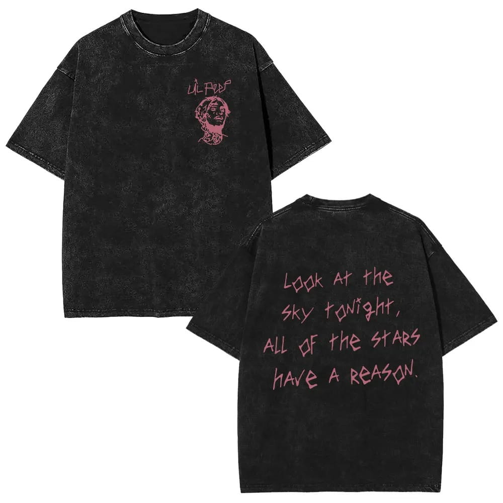 Rapper Lil Peep Music Album Bear Crybaby Vintage T Shirts 2026 summer Men Women Hip Hop Short Sleeve Tops Pop music Streetwear