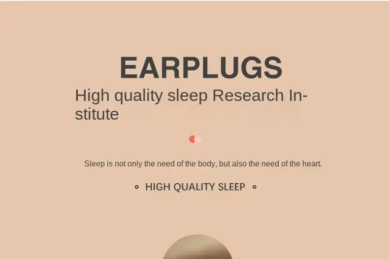 NEW Silicone Earplug Sleep Noise Ear Plug Canceling Noise Reduction Soundproof Anti Soft Slow Rebound Protection Ears Foam