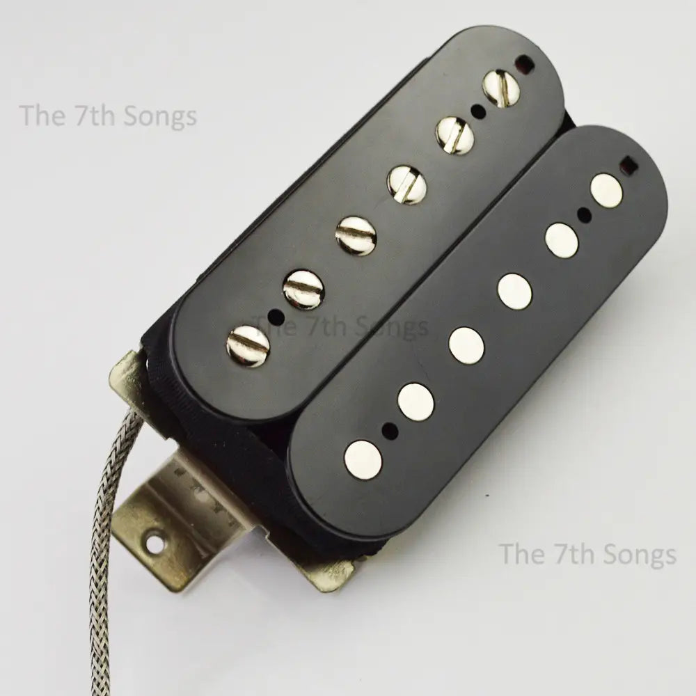 1959 PAF G Alnico 4 Alnico 5 Humbucker LP Electric Guitar Pickup Plain Enamel Wire 49.2mm Spacing 2-Conductor Braided Leadd