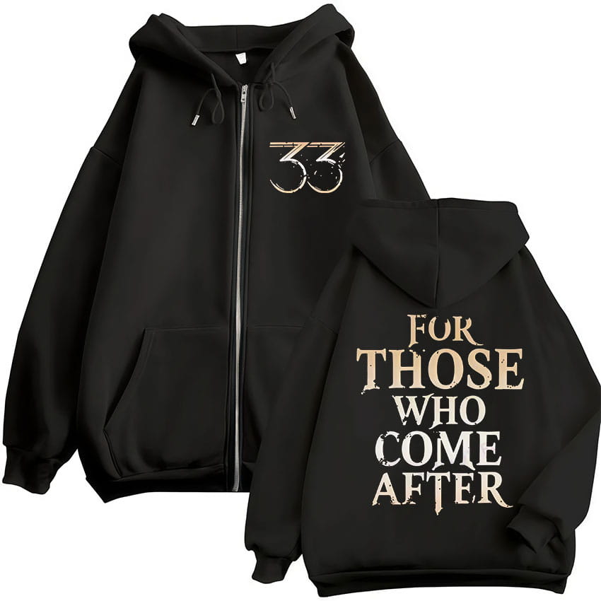 Game Esquie Clair Obscur Expedition 33 Jacket Hoody Unisex Vintage Oversized Zip Up Sweatshirt High Quality Fleece Zipper Hoodie
